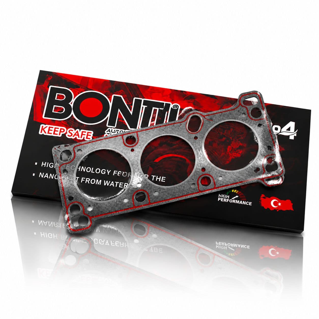واشر سرسیلندر سمند 1 سوراخ بونتی BONTI ترک